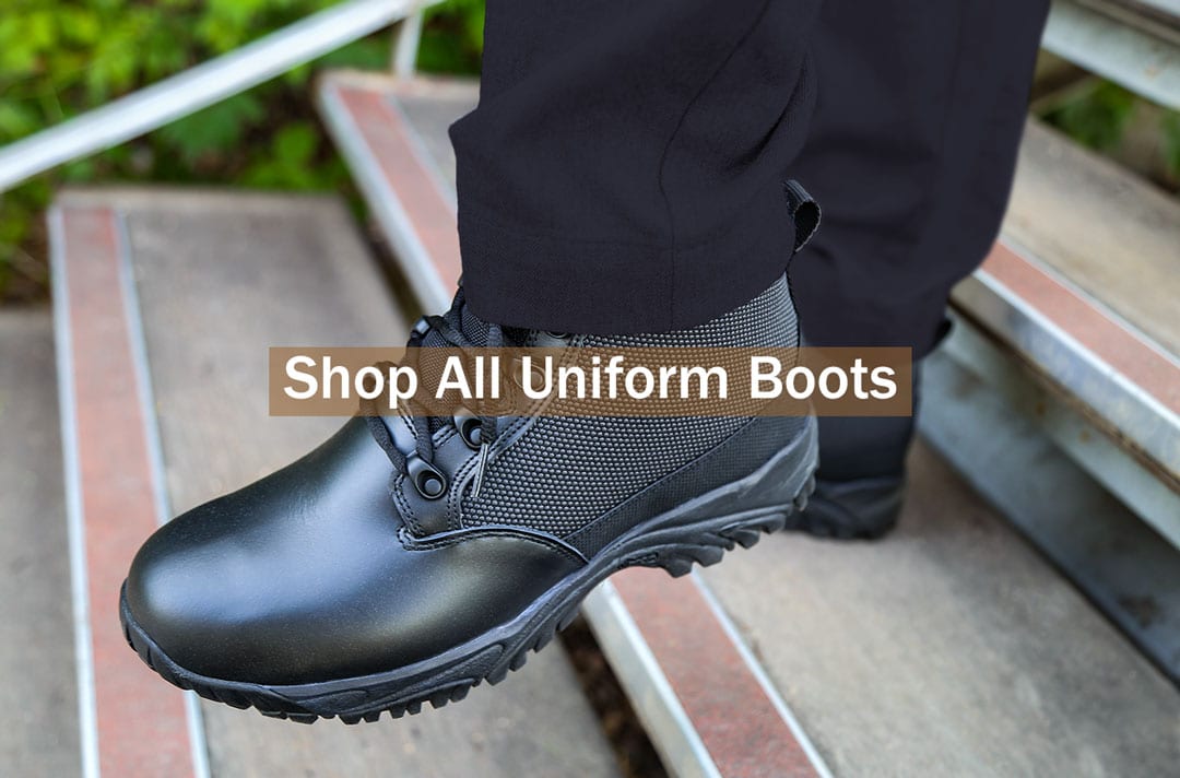 Uniform Boots Black Leather Uniform Boots ALTAI® Footwear